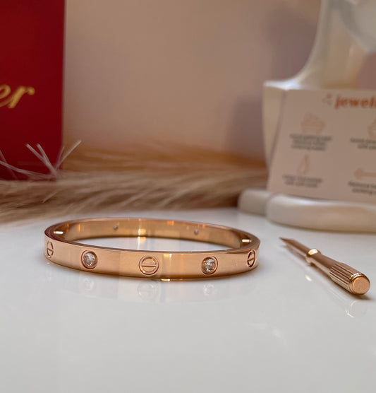 Bracelet Cartier Løve strass avec tournevis Bronze