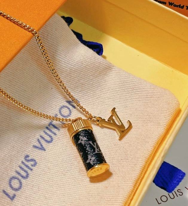 Sautoir Louis Vuitton doré