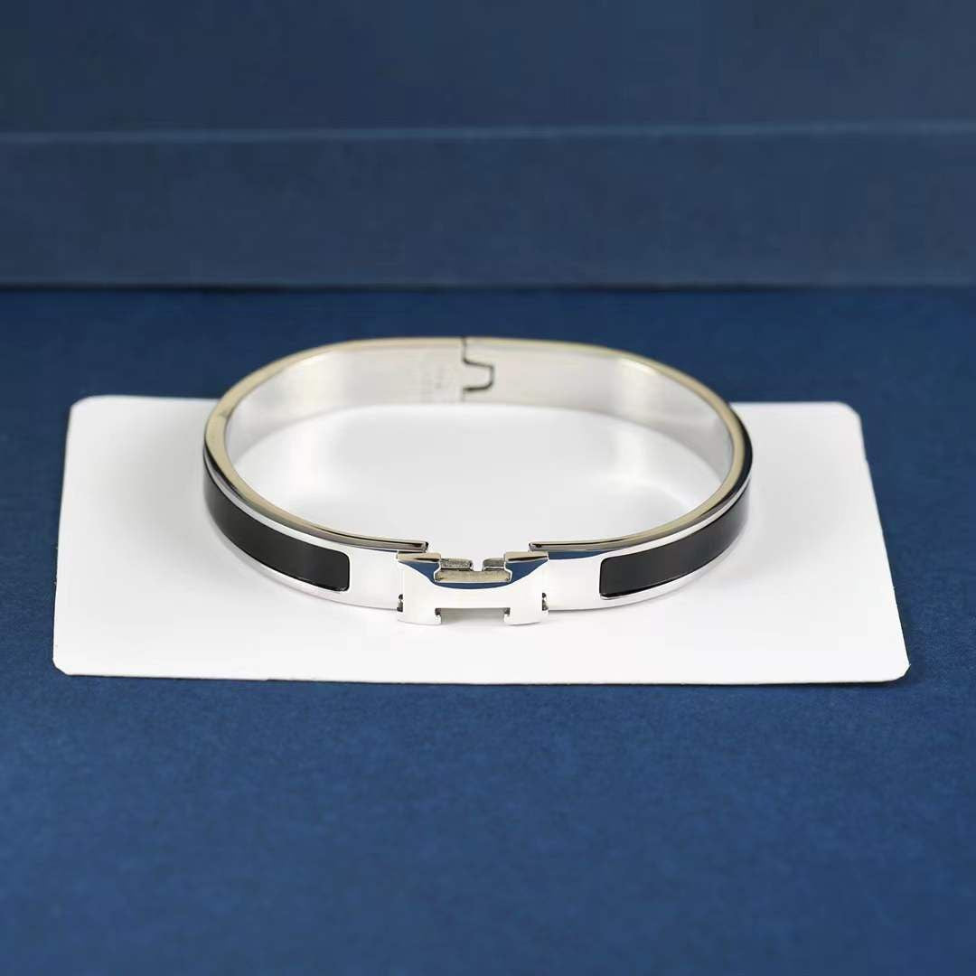 Bracelet Hermès Clic H argenté