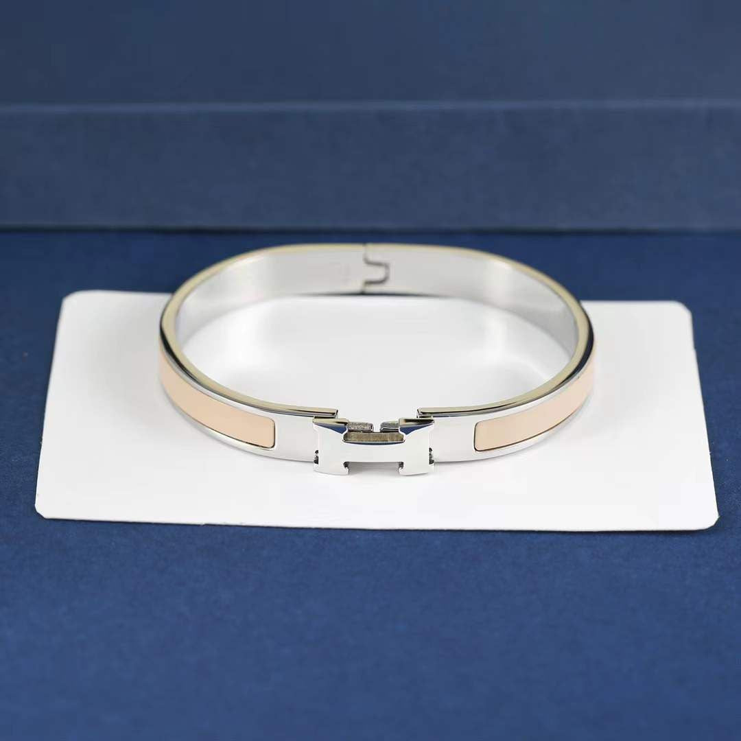 Bracelet Hermès Clic H argenté