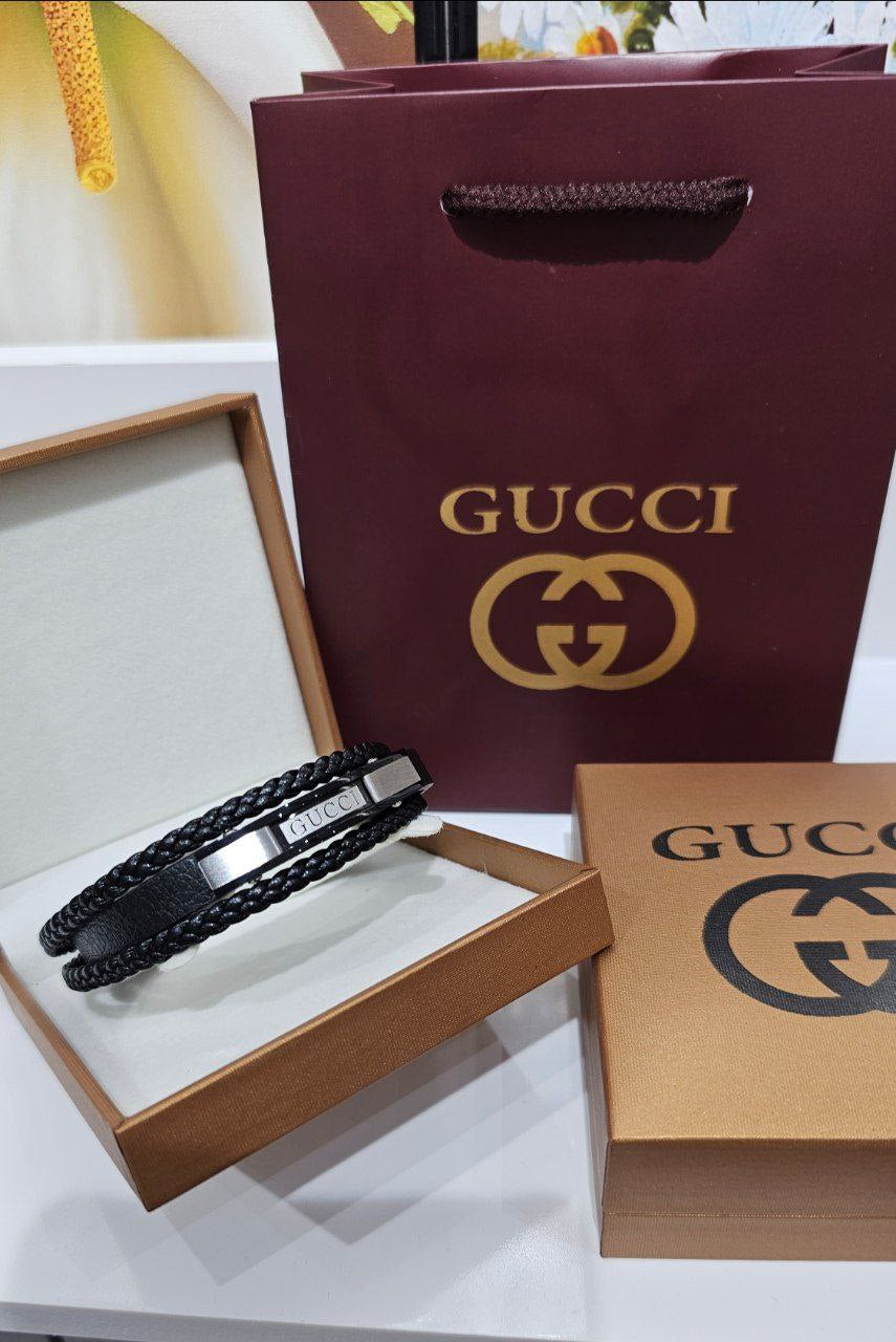 Bracelet Homme Gucci Cuir