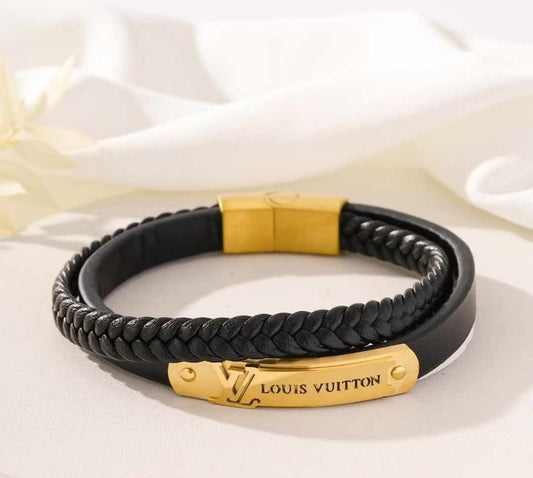 Bracelet  Homme Louis vuitton Cuir