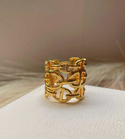Bague HERMÈS Farandole doré