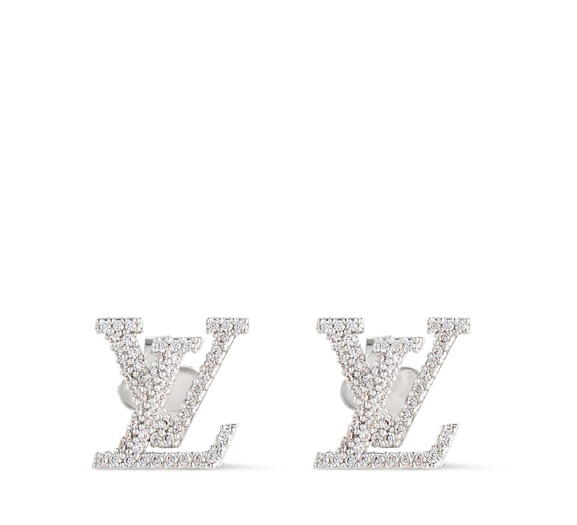 Boucles d’oreilles Louis Vuitton strass