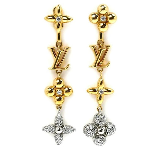 Boucles d’oreilles Louis Vuitton doré