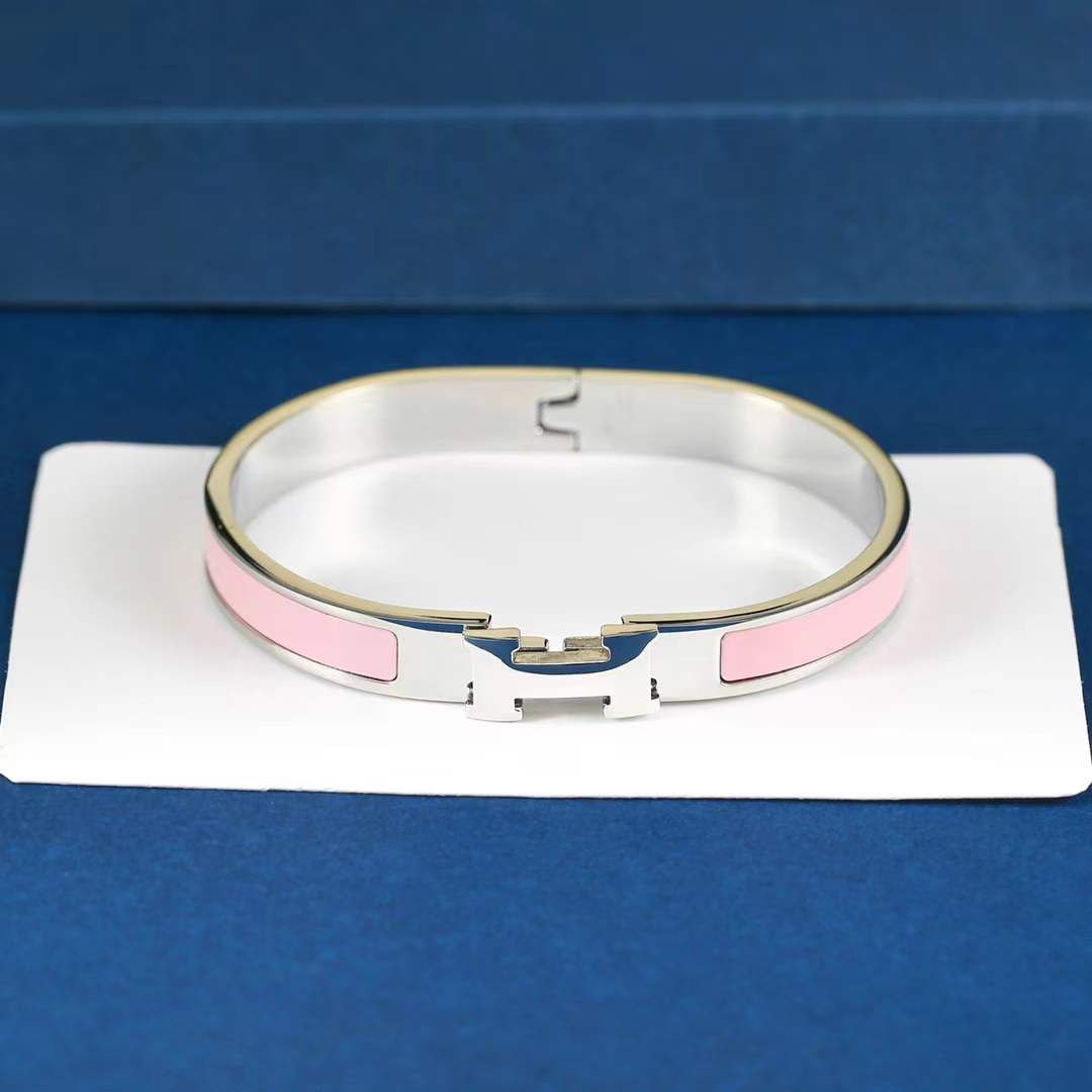 Bracelet Hermès Clic H argenté