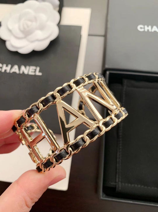 Bracelet Manchette doré Chanel