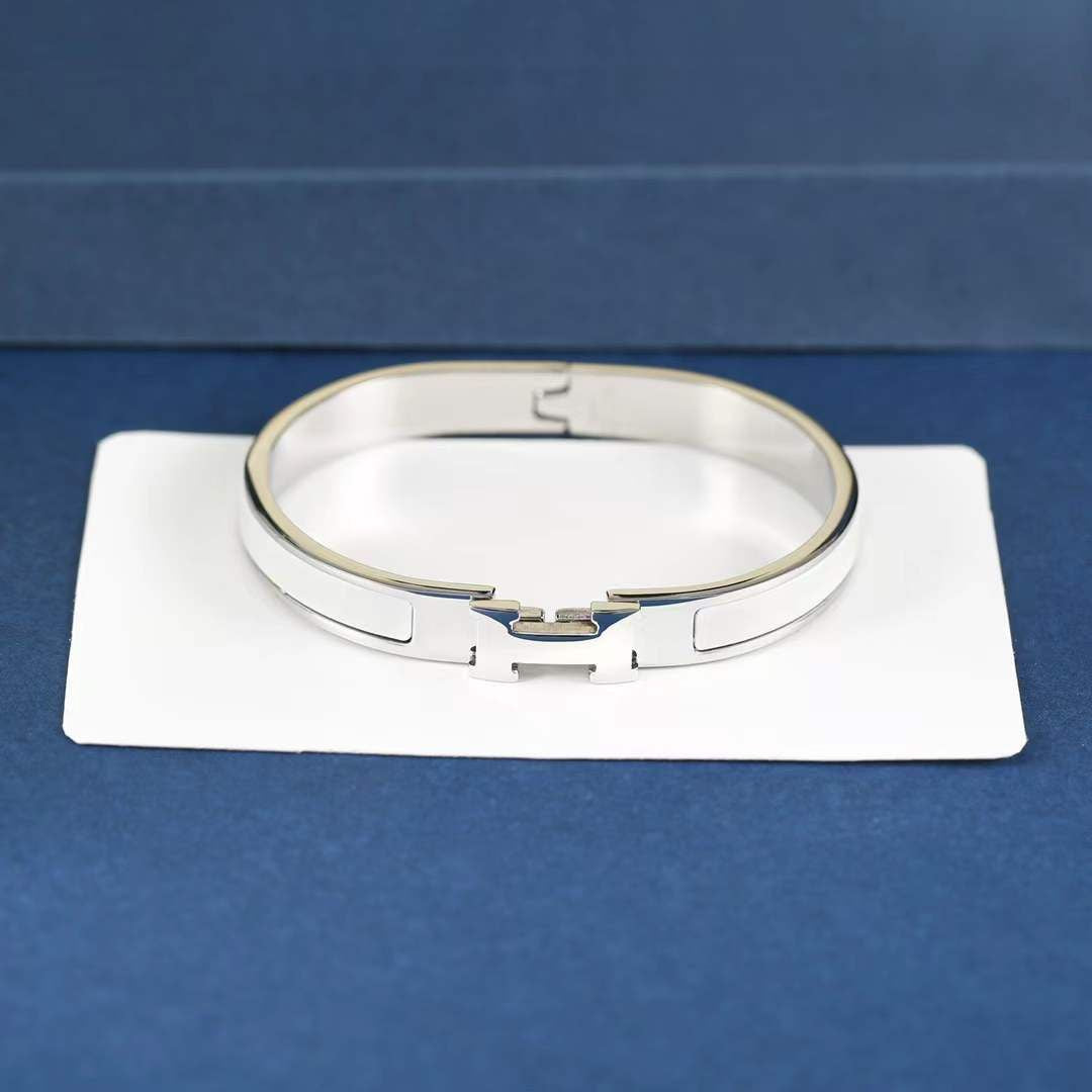 Bracelet Hermès Clic H argenté