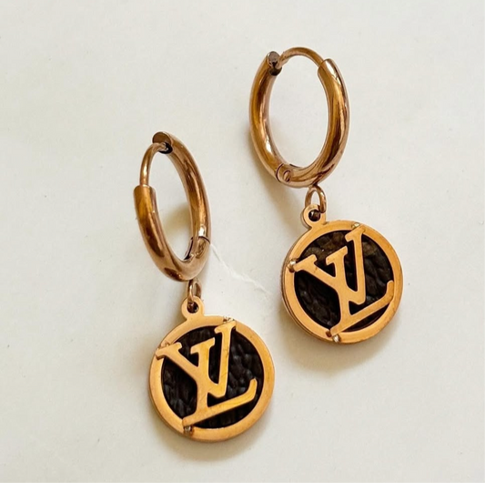 Boucles d’oreilles Louis Vuitton doré