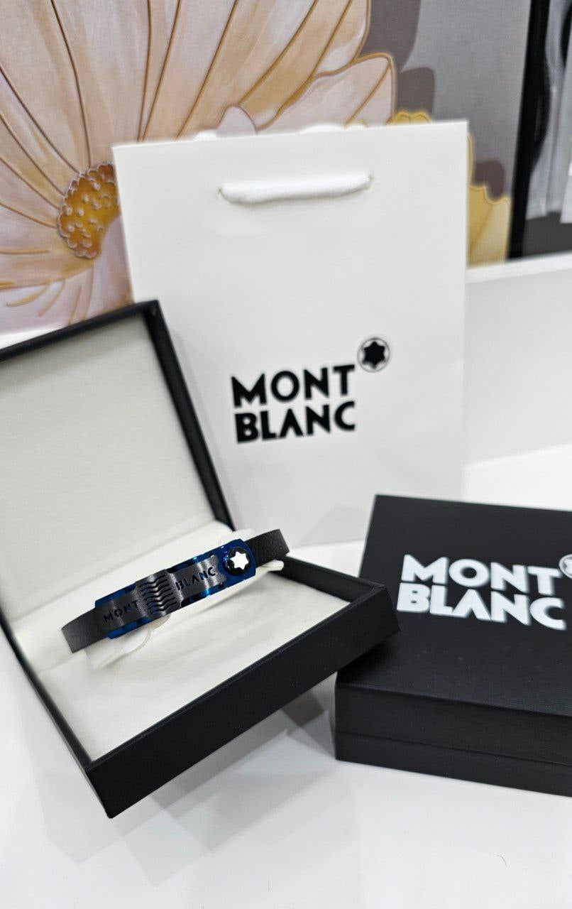 Bracelet Cuir Mont Blanc
