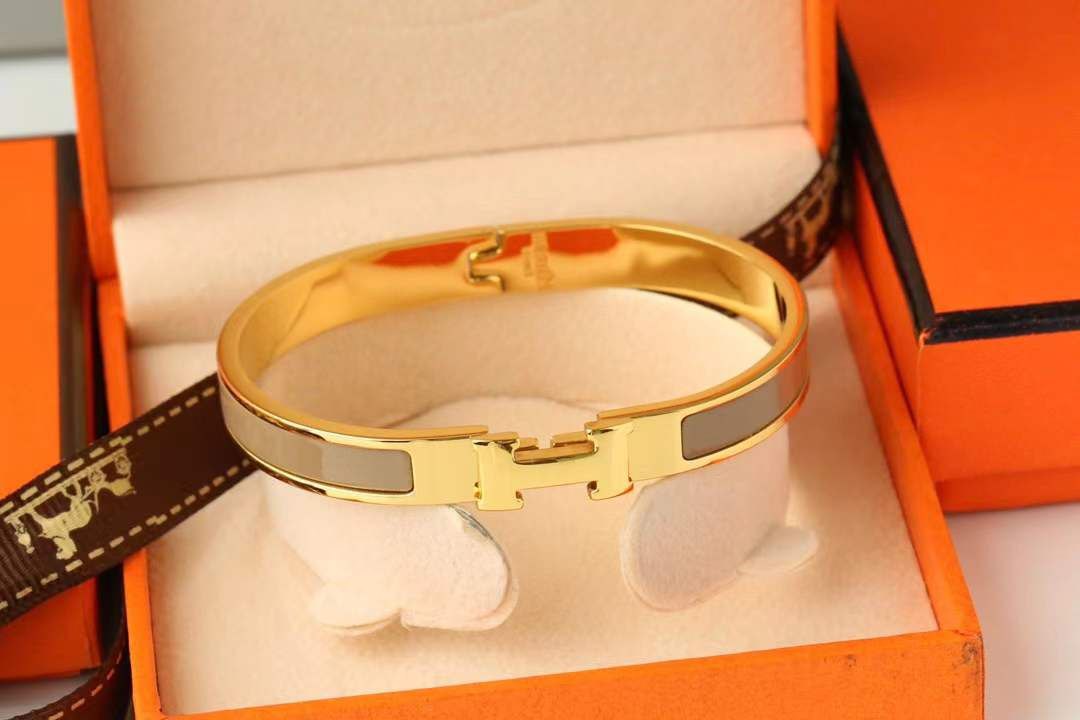 Bracelet Hermès Clic H doré