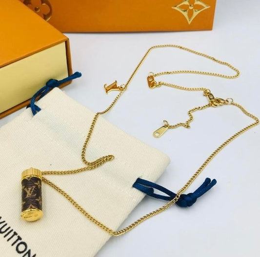 Sautoir Louis Vuitton doré