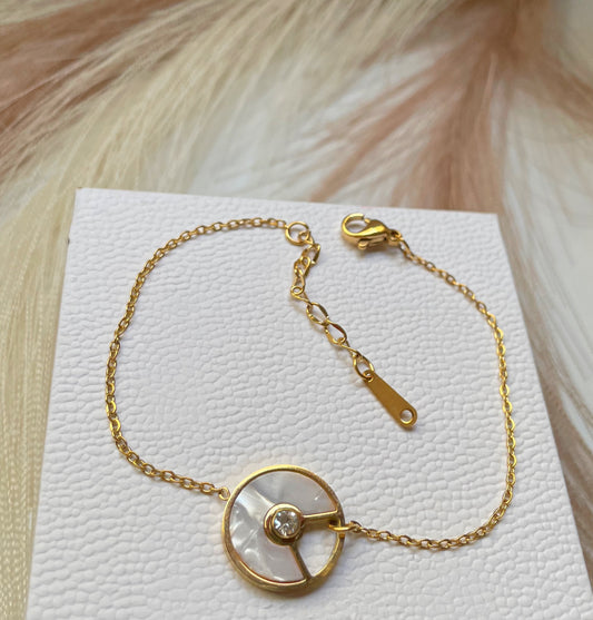 Gourmette Cartier Amulette doré