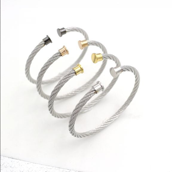 Bracelet Acie Unisexe câble Pour Homme