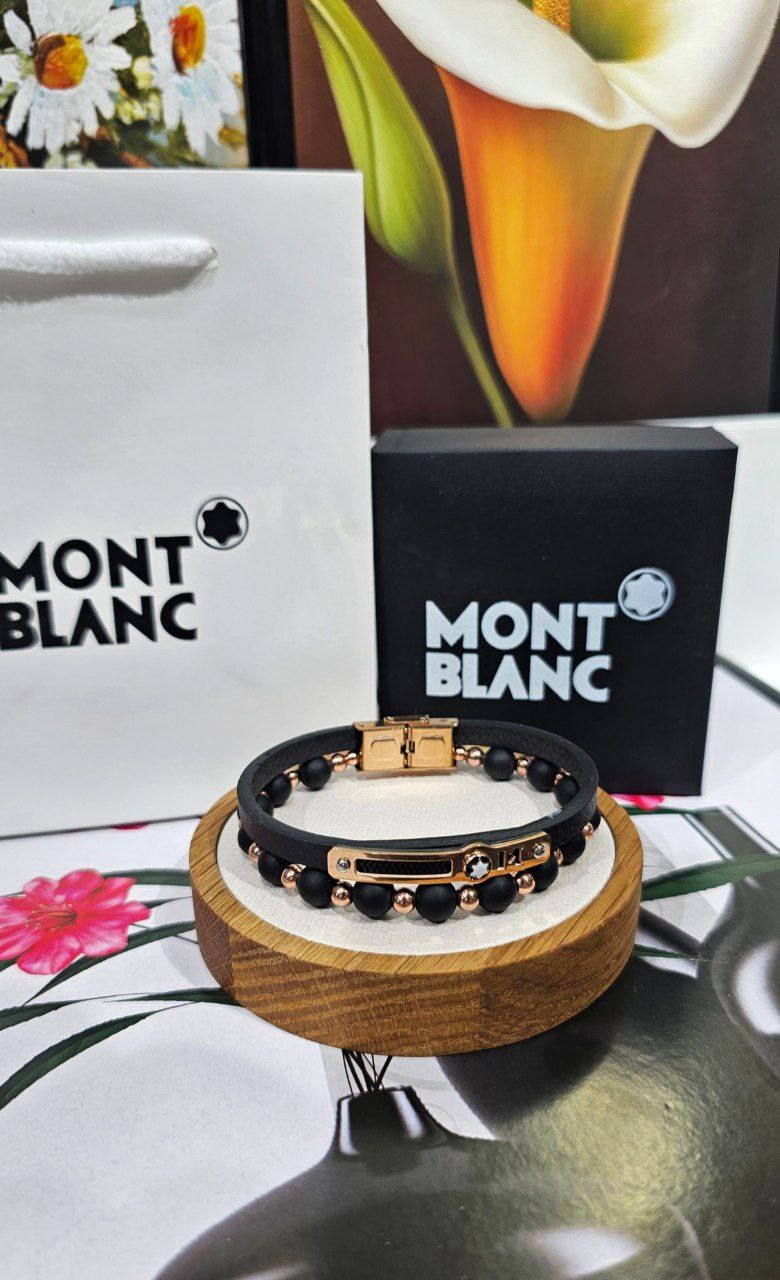 Bracelet Homme Cuir Mont Blanc