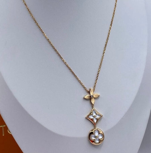 Collier Louis Vuitton doré
