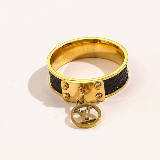 Bague Louis Vuitton cuir