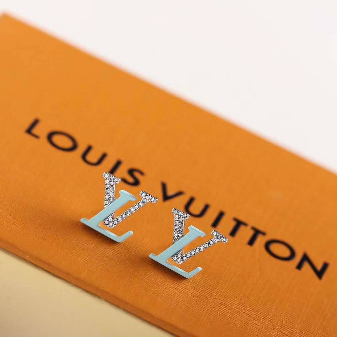 Boucles d’oreilles Louis Vuitton strass
