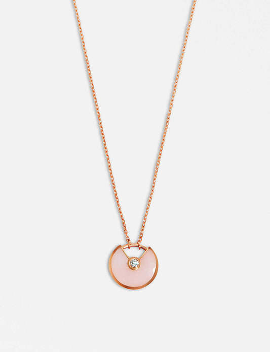 Collier Cartier Amulette rose