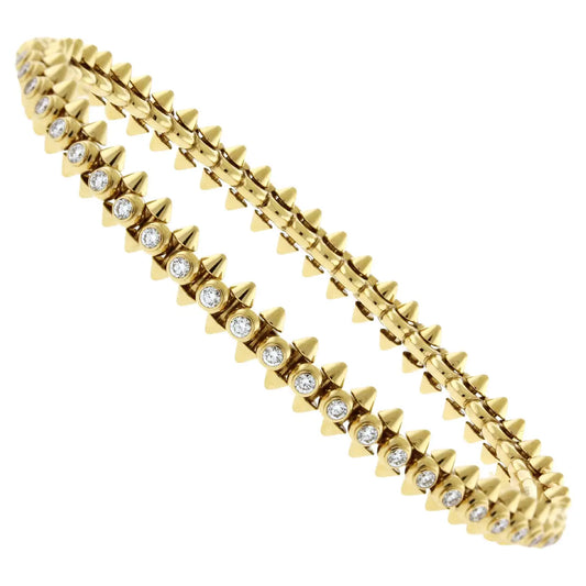 Bracelet Cartier Clash avec strass