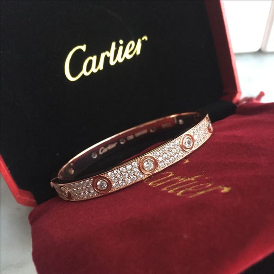 Bracelet Cartier løve full strass